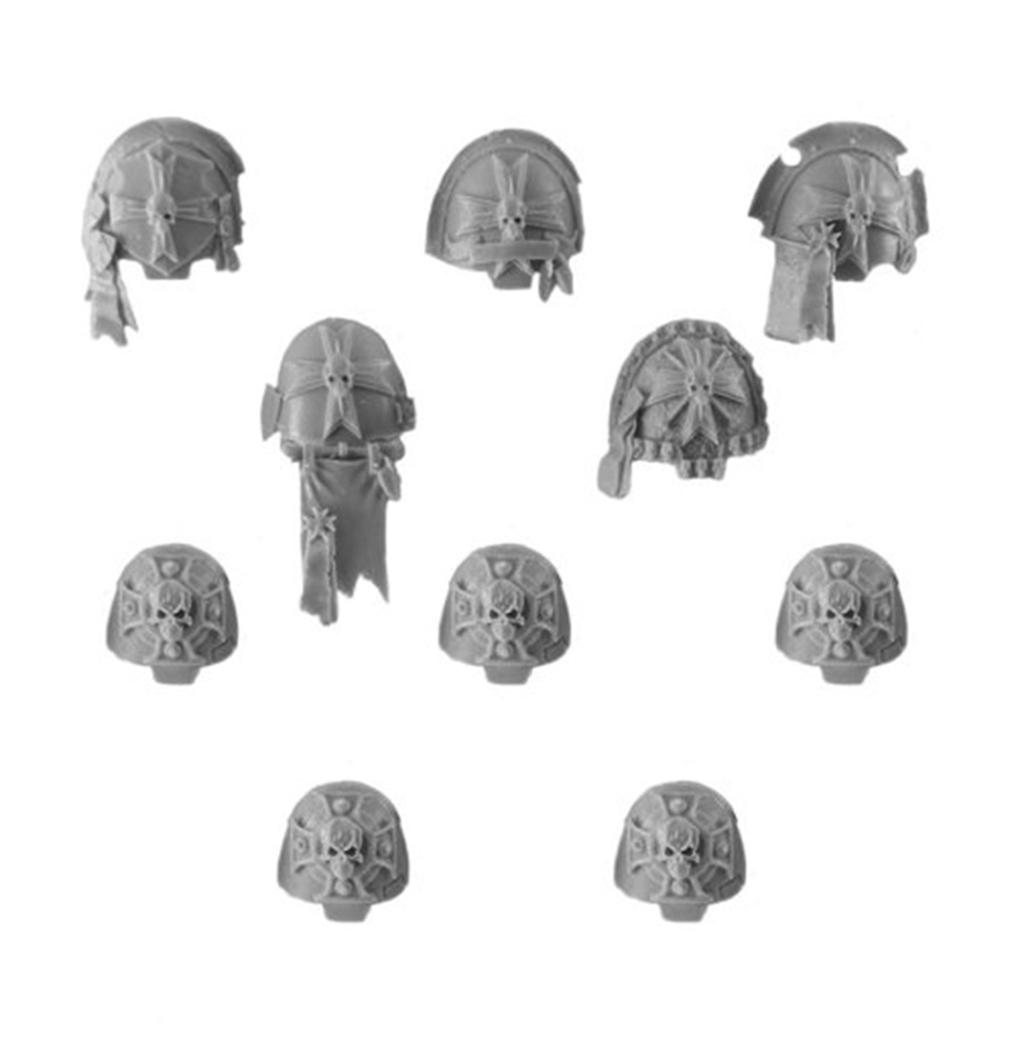 Black Templars Terminator Shoulder Pads